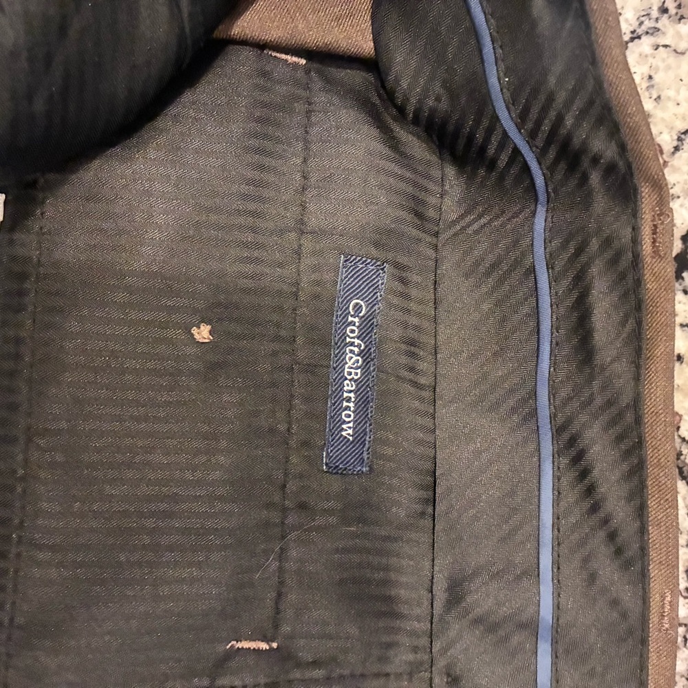 Croft & Barrow Black Tailored Jacket with Sleek Finish